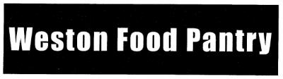 Weston Food Pantry banner